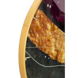 Mity en Verre – Orologio da Parete Glam Ø80x5 cm