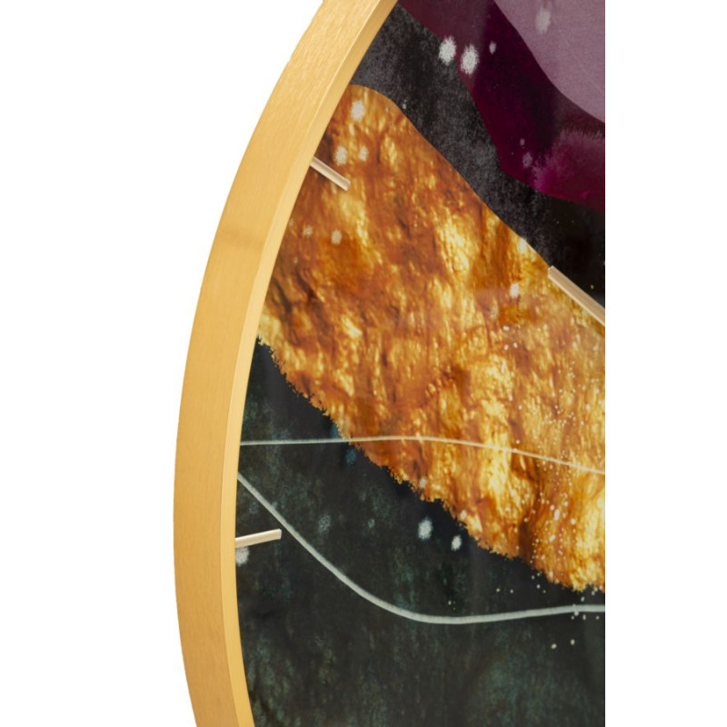 Mity en Verre – Orologio da Parete Glam Ø80x5 cm