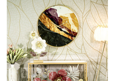 Mity en Verre – Horloge Murale Glam Ø80x5 cm