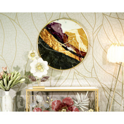 Mity en Verre – Horloge Murale Glam Ø80x5 cm