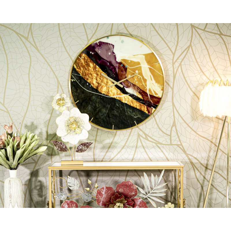 Mity en Verre – Horloge Murale Glam Ø80x5 cm