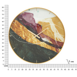 Mity en Verre – Relógio de Parede Glam Ø80x5 cm