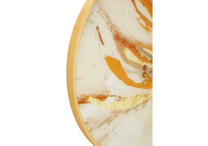 Toply Étincelant – Horloge Murale Glam Verre Ø80x5 cm