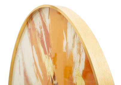 Toply Étincelant – Reloj de Pared Glamour de Cristal Ø80x5 cm