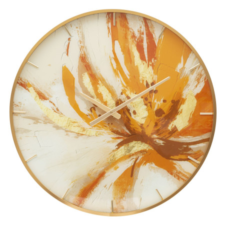 Toply Précieux – Horloge Murale Glam Verre Ø60x5 cm