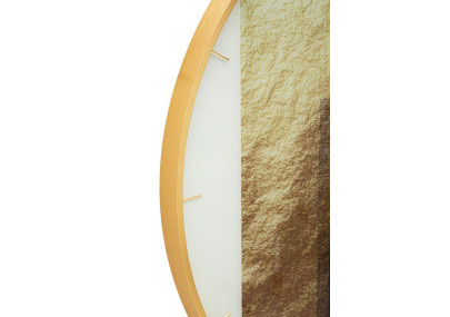 Motif de Cristal – Horloge Murale Glam Verre Ø80x5 cm