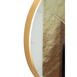 Motivo Cintilante – Relógio de Parede Glamour Vidro Ø60x5 cm