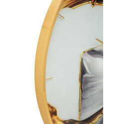 Rose de Cristal – Reloj de Pared Glam Ø80x5 cm