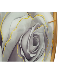 Rose de Cristal – Relógio de Parede Glam Ø80x5 cm