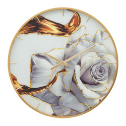 Rose de Verre – Relógio de Parede Glam Ø60x5 cm