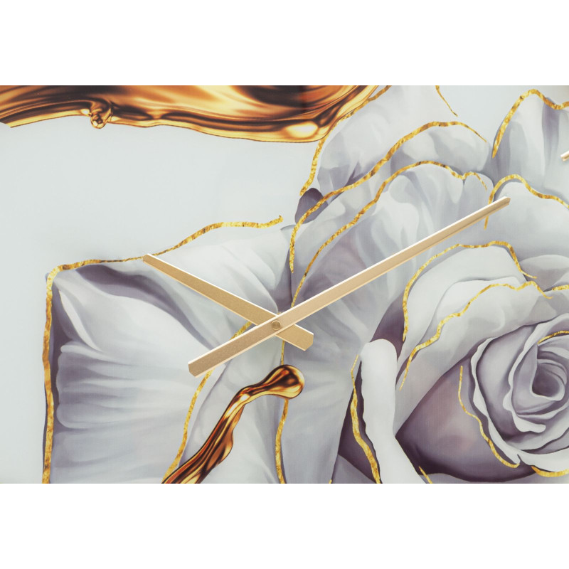 Rose de Verre – Orologio da Parete Glam Ø60x5 cm