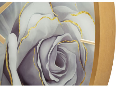 Rose de Verre – Orologio da Parete Glam Ø60x5 cm