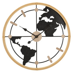 World New – Orologio da Parete Boho Chic Ø60x5 cm