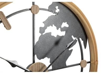 World New – Horloge Murale Boho Chic Ø60x5 cm