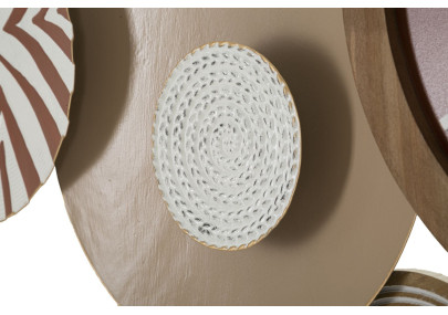 Grande Épopée Ethnique – Relógio de Parede Boho Chic 127,6x7,6x61 cm