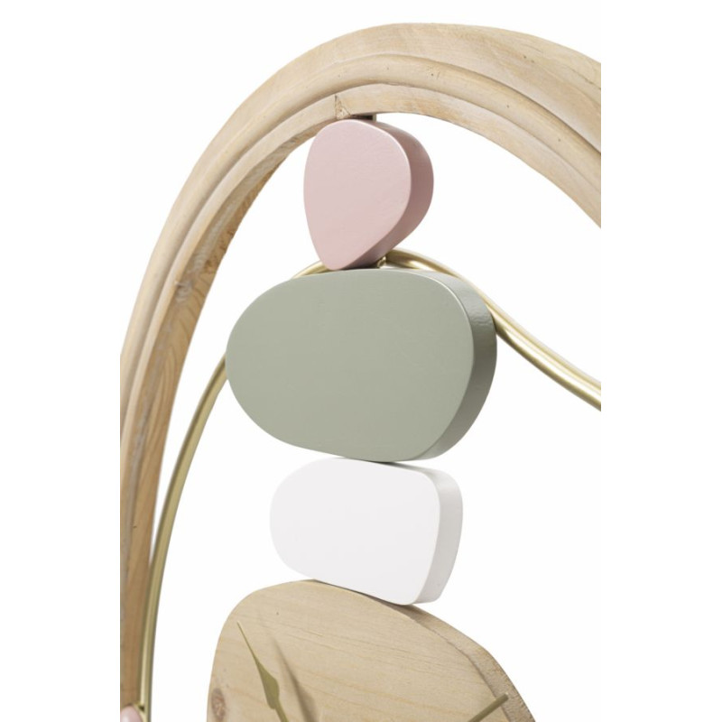 Arc-en-Ciel du Temps – Relógio de Parede Moderno Colorido Ø57x3,8 cm