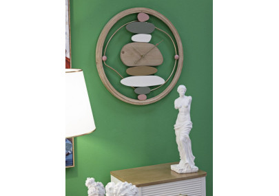 Arc-en-Ciel du Temps – Reloj de Pared Moderno y Colorido Ø57x3,8 cm