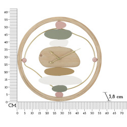 Arcobaleno del Tempo – Orologio da Parete Moderno Colorato Ø57x3,8 cm