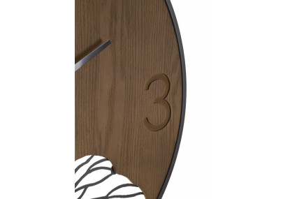 Natura e Legno – Orologio da Parete Moderno Ø60x2 cm