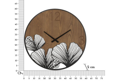Super Nature – Horloge Murale Moderne Ø60x2 cm