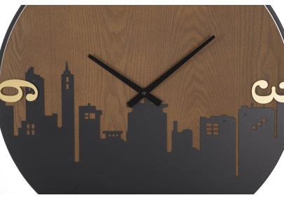 City Lights – Reloj de Pared Moderno Ø60x2 cm