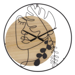 Élégance A – Horloge Murale Moderne Ø60x2 cm