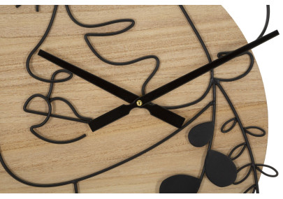 Élégance A – Horloge Murale Moderne Ø60x2 cm