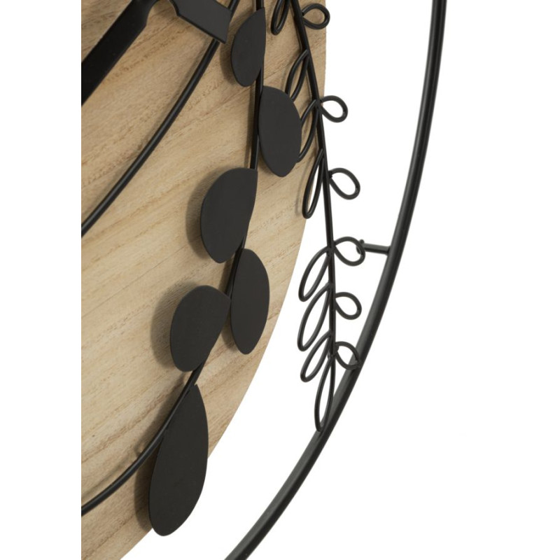 Élégance A – Horloge Murale Moderne Ø60x2 cm