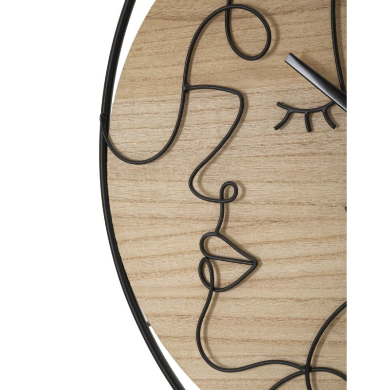 Élégance B – Reloj de Pared Moderno Ø60x2 cm