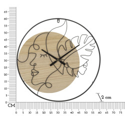 Eleganza B – Orologio da Parete Moderno Ø60x2 cm