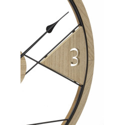 Design Géométrique – Horloge Murale Moderne Ø60x2,5 cm