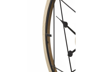 Design Géométrique – Horloge Murale Moderne Ø60x2,5 cm