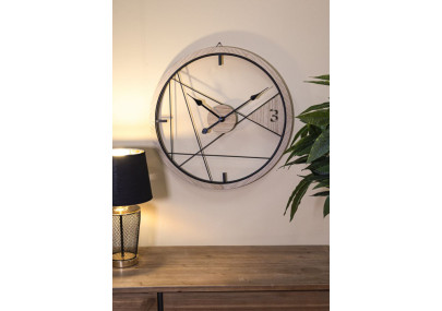 Design Geometrico – Orologio da Parete Moderno Ø60x2,5 cm