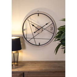 Diseño Geométrico – Reloj de Pared Moderno Ø60x2,5 cm