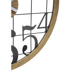 Chiffres Magiques – Horloge Murale Moderne Ø60x2,5 cm