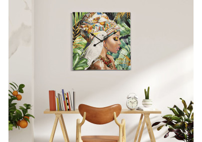 Kloé la Raffinée – Horloge Murale Moderne 60x4,5x60 cm