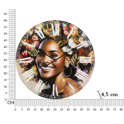 Kourt l’Élégante – Horloge Murale Moderne Ø60x4,5 cm