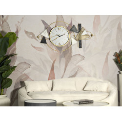 Amy l’Exceptionnelle – Horloge Murale Glam 120x6x60 cm