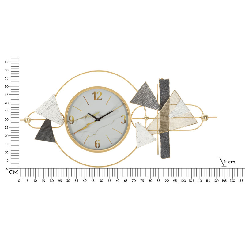 Amy l’Exceptionnelle – Horloge Murale Glam 120x6x60 cm