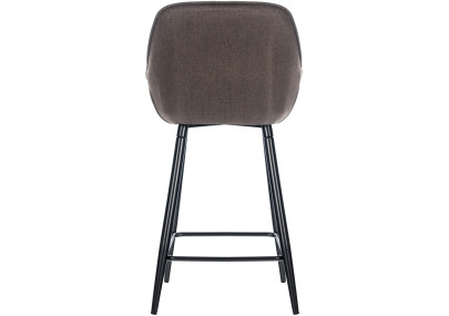 Sgabello da bar Gibson marrone,Tessuto