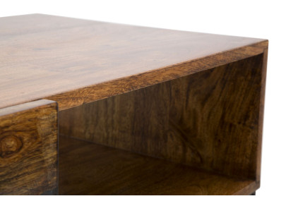 Console Mustang – Bois d’acacia massif et métal 130x40x80 cm