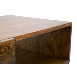 Console Mustang – Bois d’acacia massif et métal 130x40x80 cm