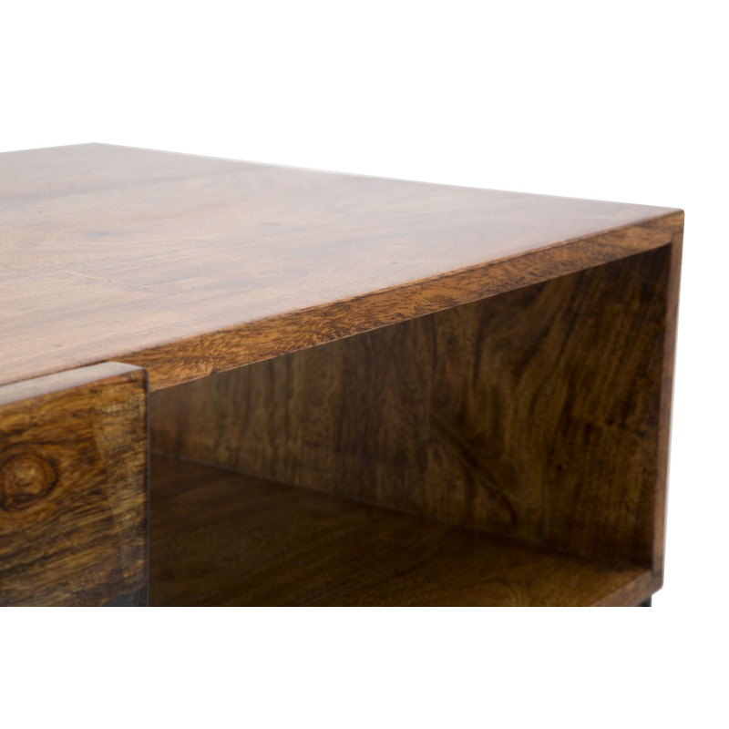 Console Mustang – Bois d’acacia massif et métal 130x40x80 cm
