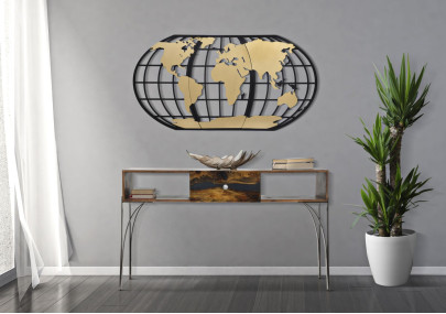 Console Mustang – Bois d’acacia massif et métal 130x40x80 cm