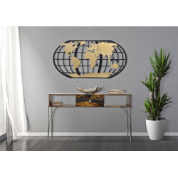 Console Mustang – Bois d’acacia massif et métal 130x40x80 cm