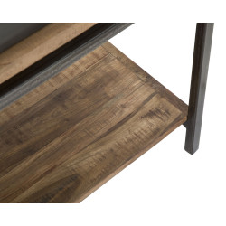 Console Yellowstone – Bois d’acacia et métal 118x40x80 cm
