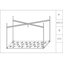 Console Papillons Verre – Métal doré et plateau verre 100x35x80 cm
