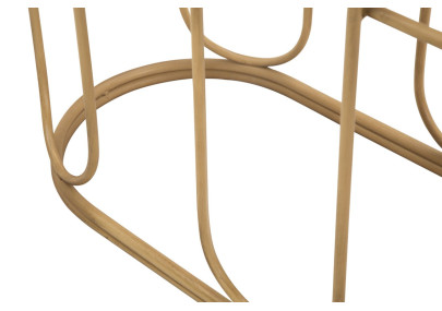 Console Samui – Métal et rotin naturel 110x32x77 cm