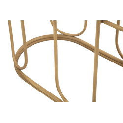 Consola Samui – Metal y ratán natural 110x32x77 cm