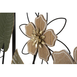 Console Ressort – Metal preto, MDF e vidro multicolorido 108x36,8x80 cm